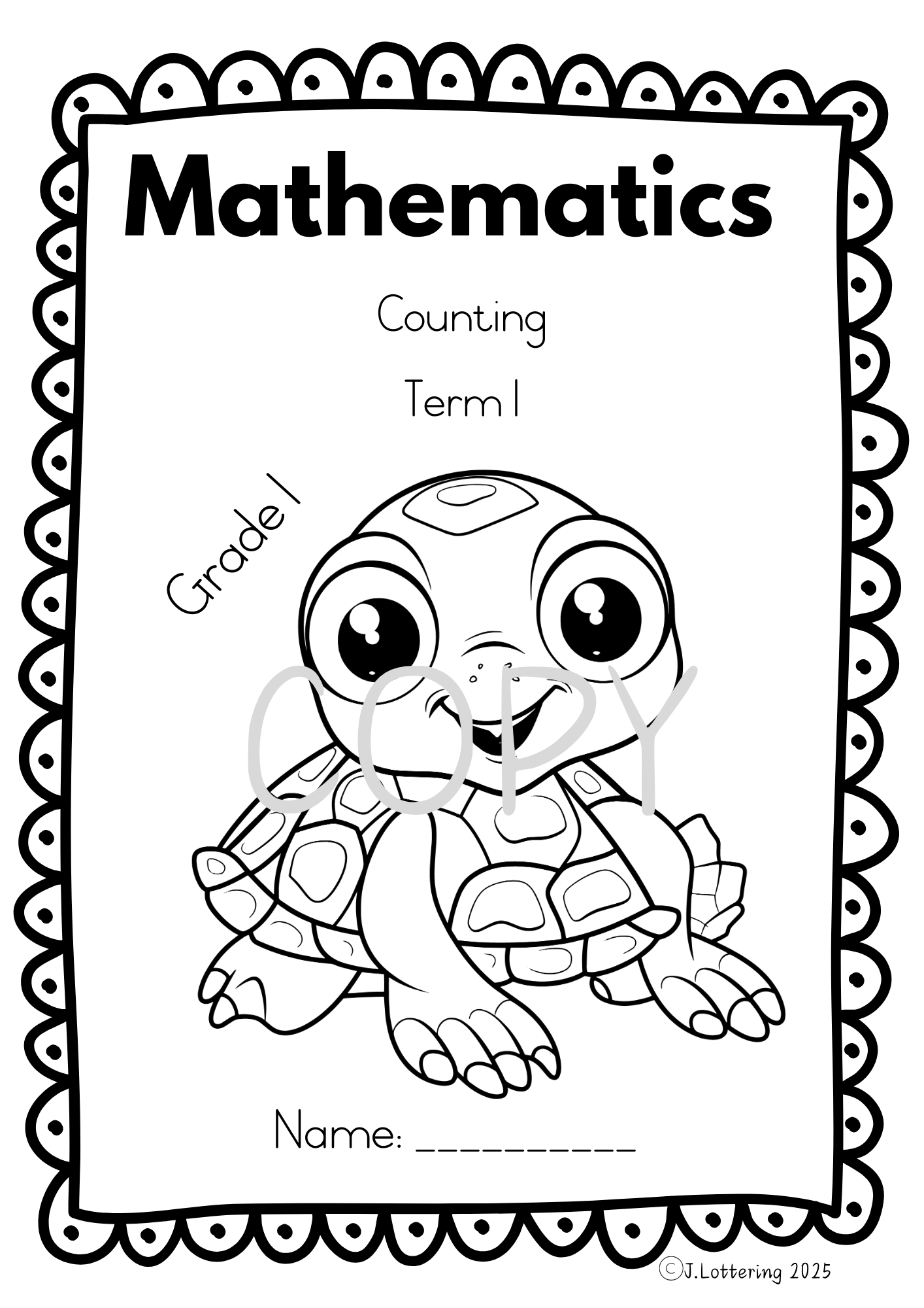 Counting - Grade 1 (2025) English