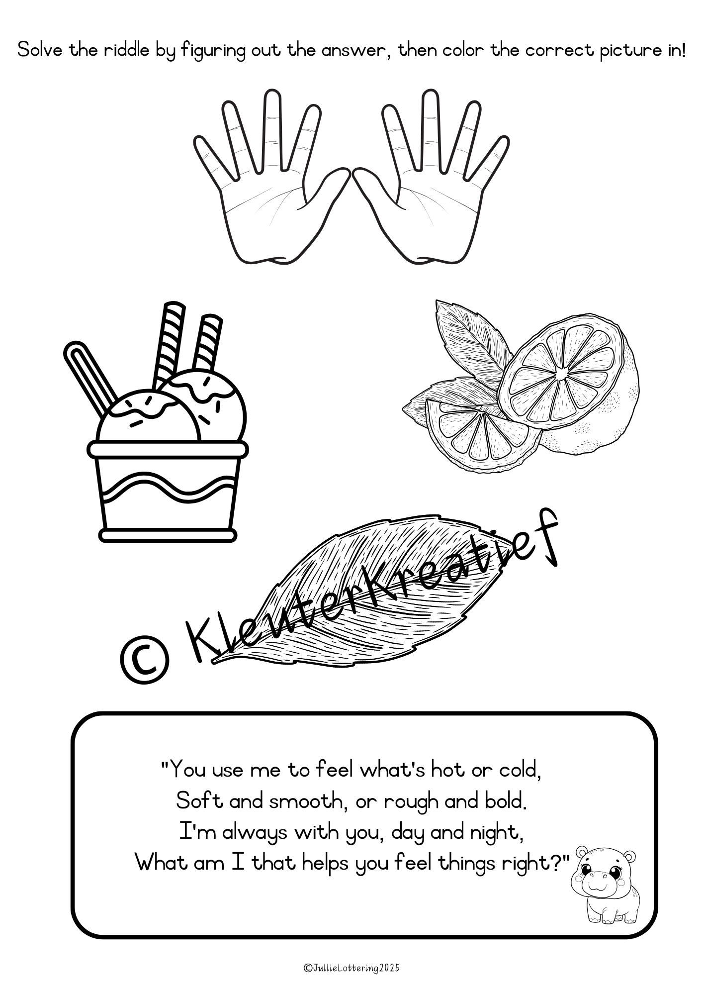 5 Senses Workbook Grade 1-3