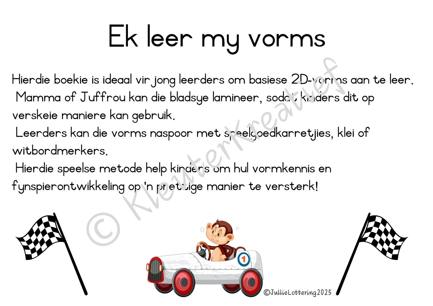 Ek leer Vorms - 2D - Afrikaans (2025)