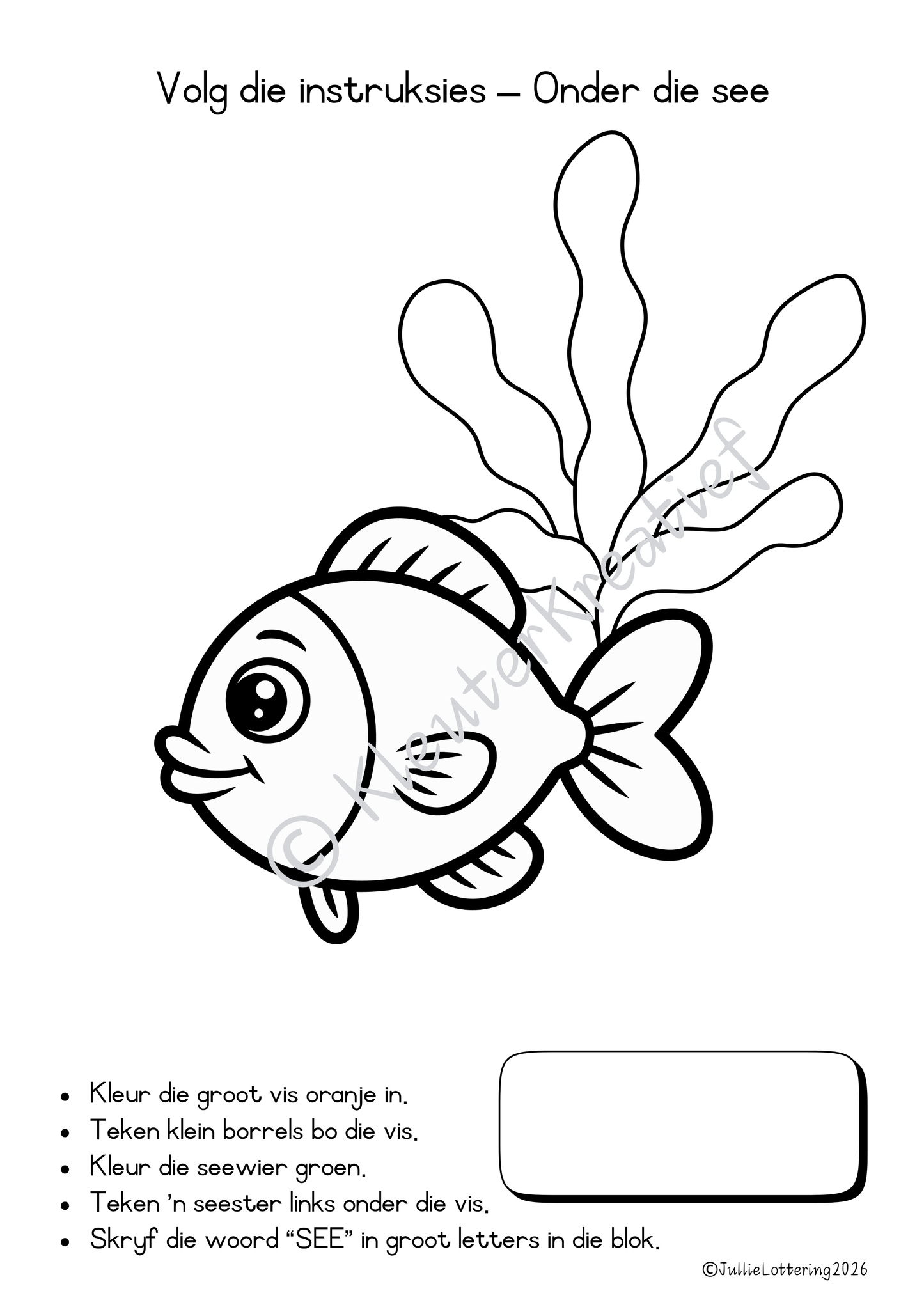 Graad 2 Volg-die-Instruksies Werkboek (PDF – 15 Bladsye)