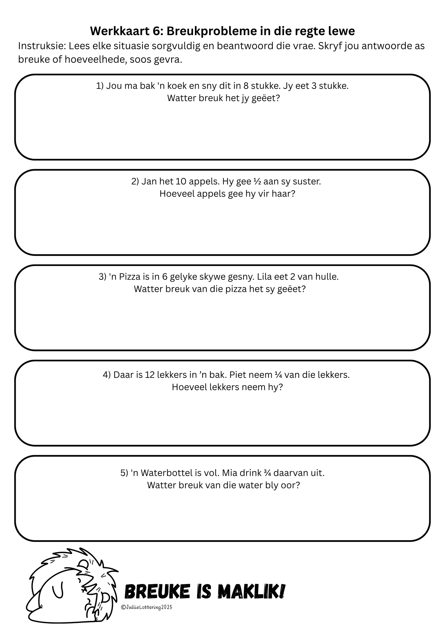 Wiskunde graad 5 (Kwartaal 3)