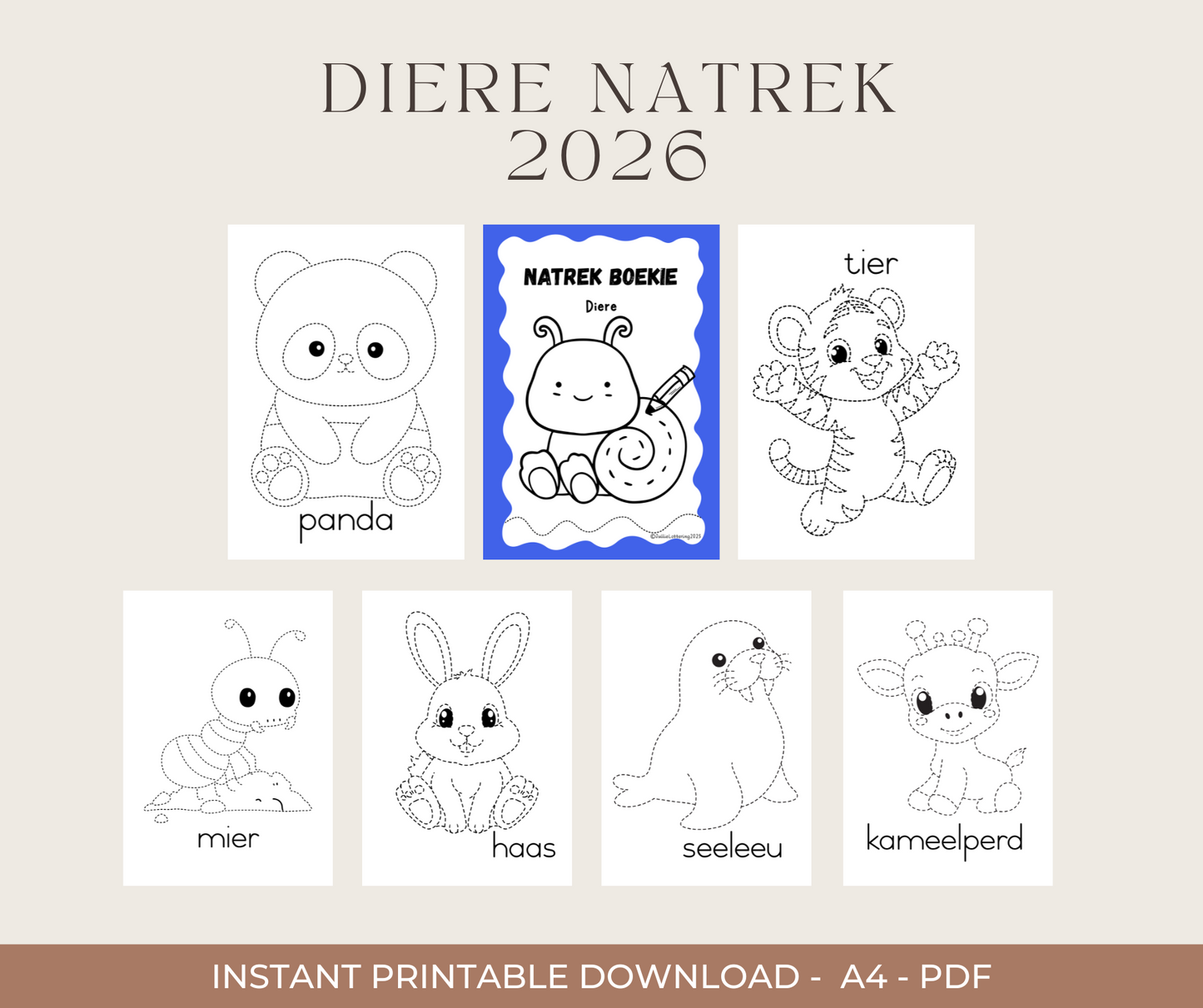 Animal Tracing Book – Fun & Educational PDF