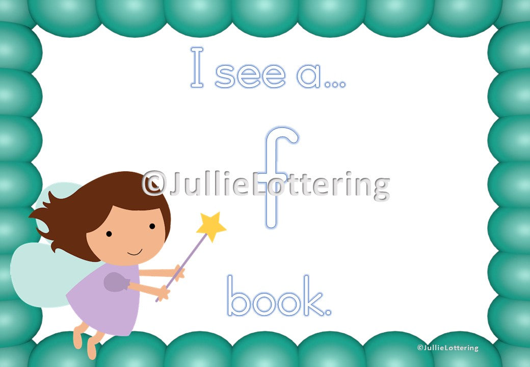 Alphabet letter-f booklet