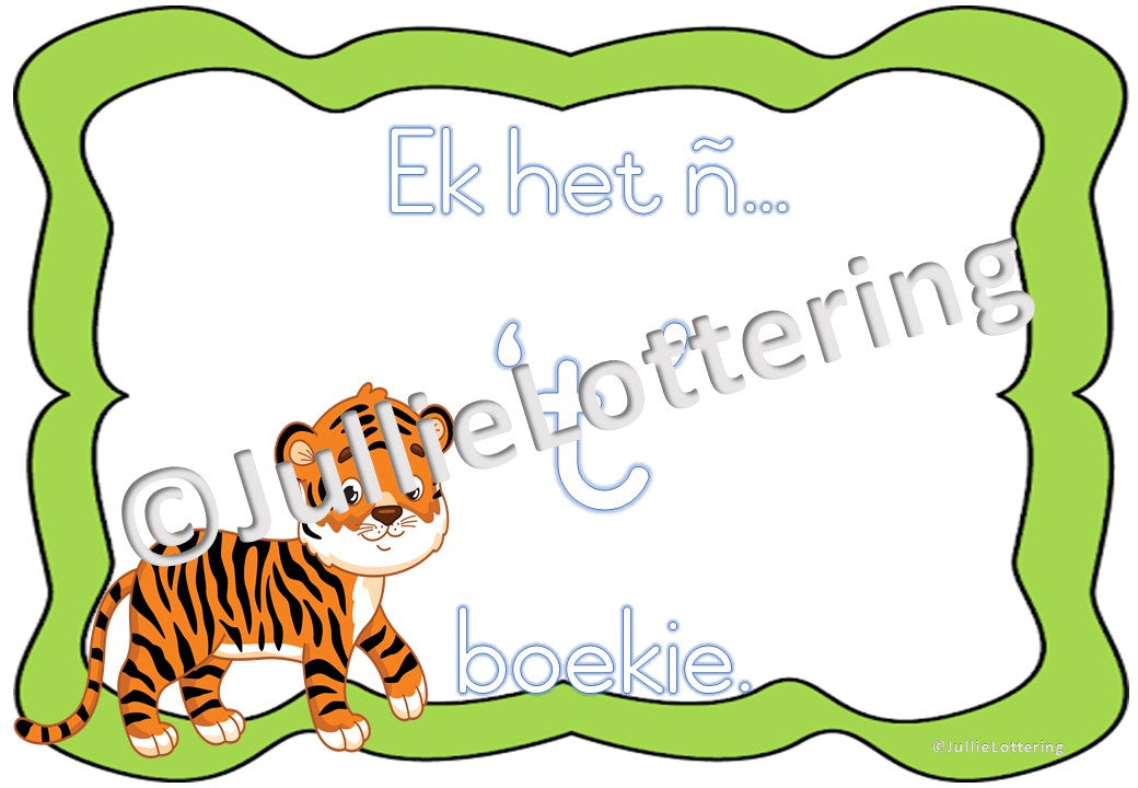 Alfabet t-klank boekie Afrikaans