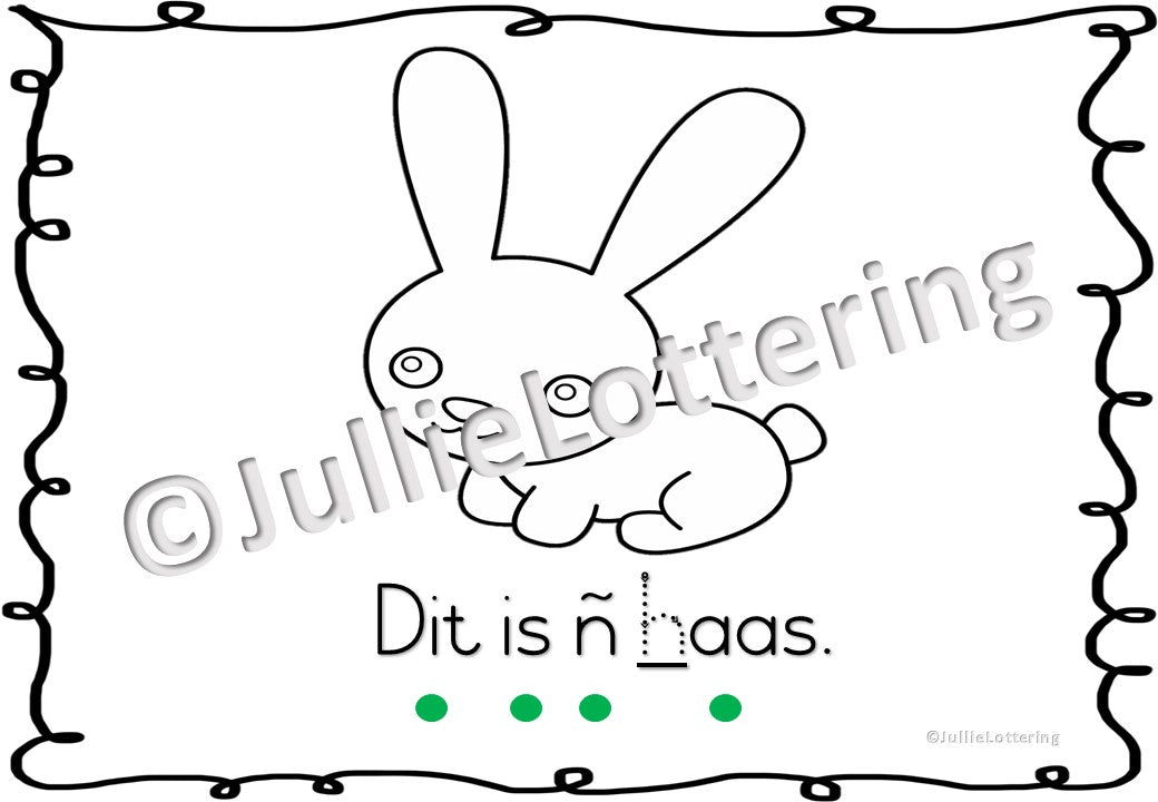 Alfabet h-klank boekie Afrikaans