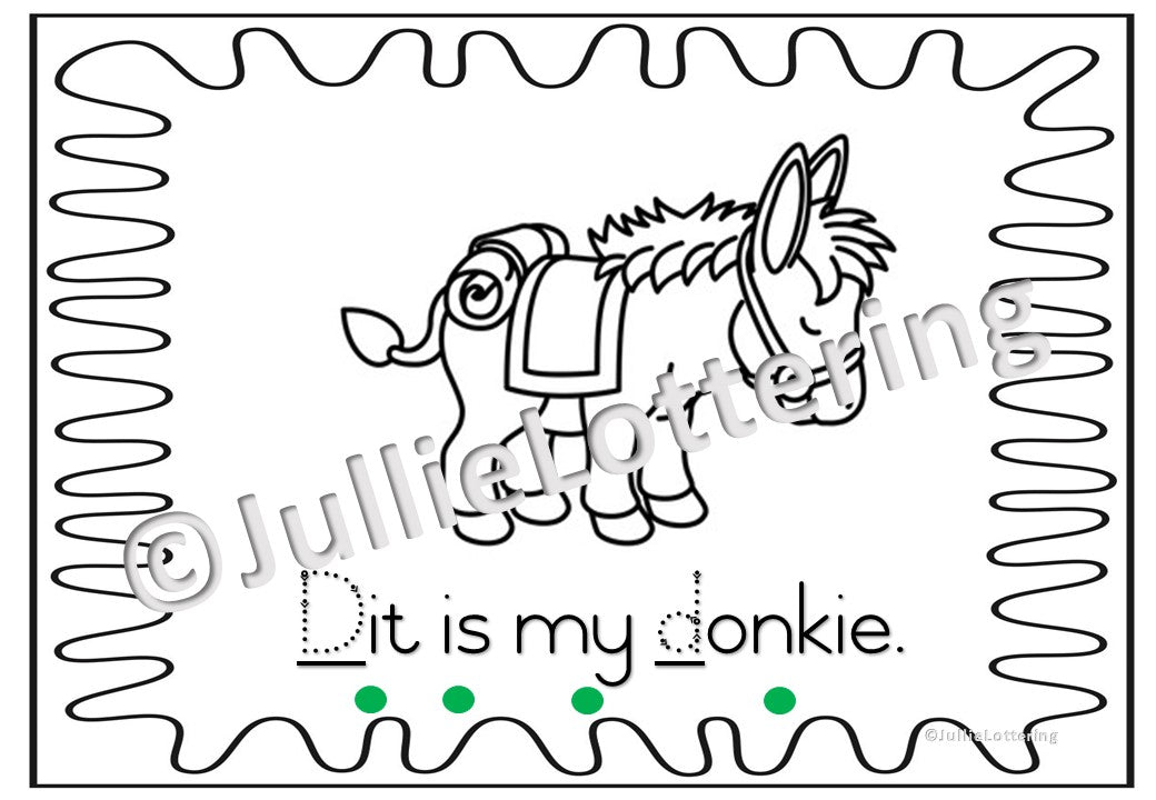 Alfabet d-klank boekie Afrikaans