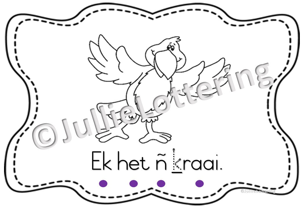Alfabet boekie k-klank
