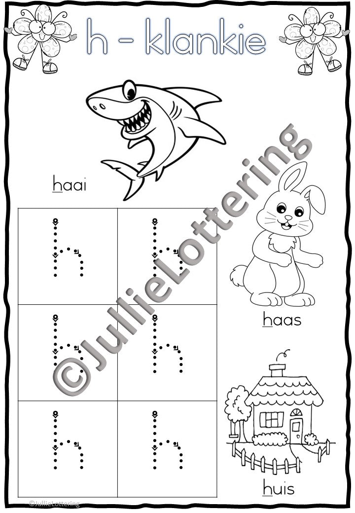 My klanke boekie - Alfabet natrek Afrikaans