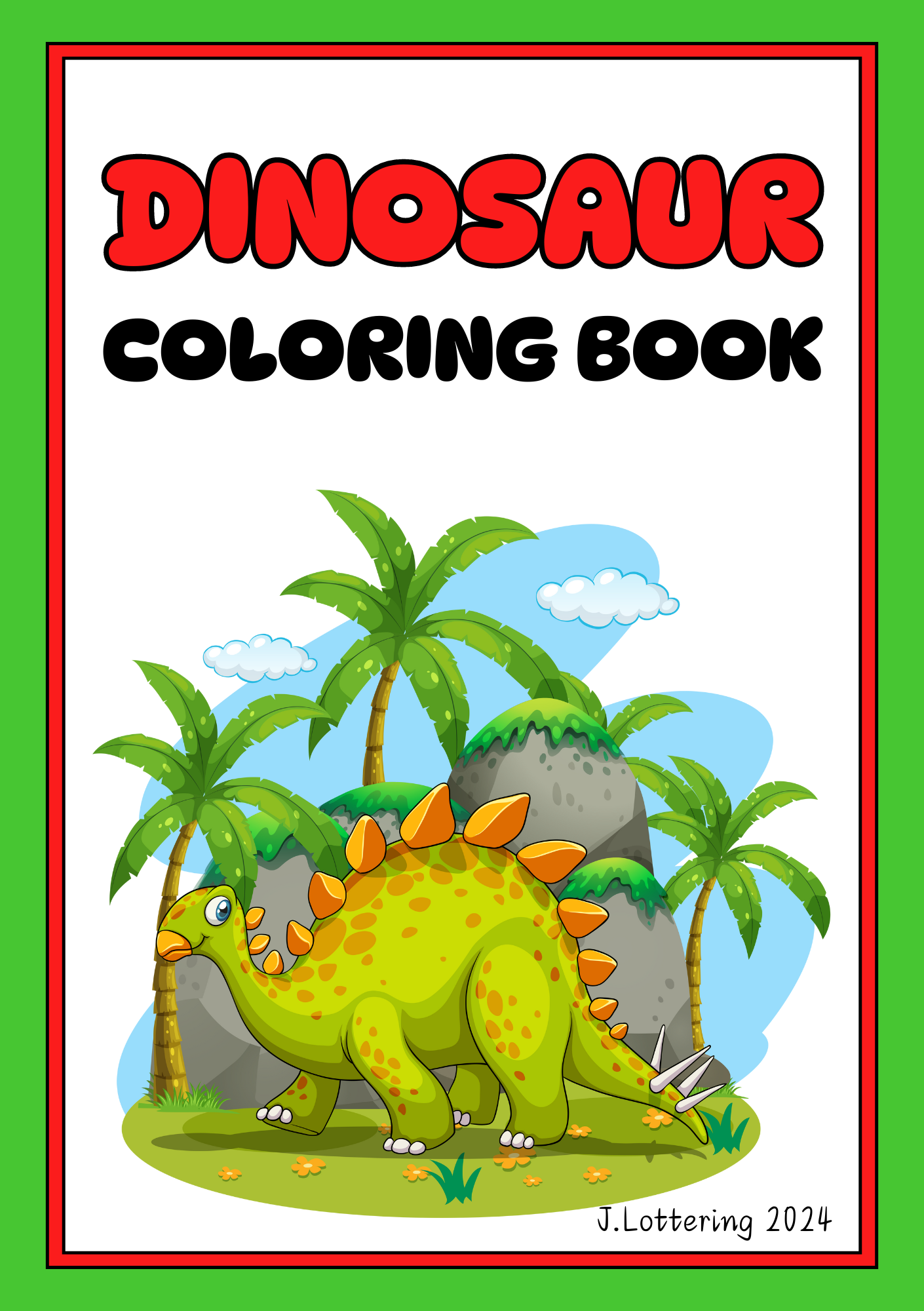 Dinosaur Colouring Book