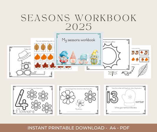 Seasons Activity Booklet English