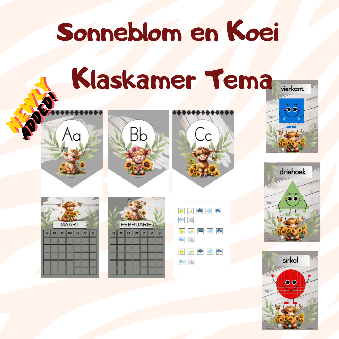 Sonneblom en Koei Klaskamer Tema