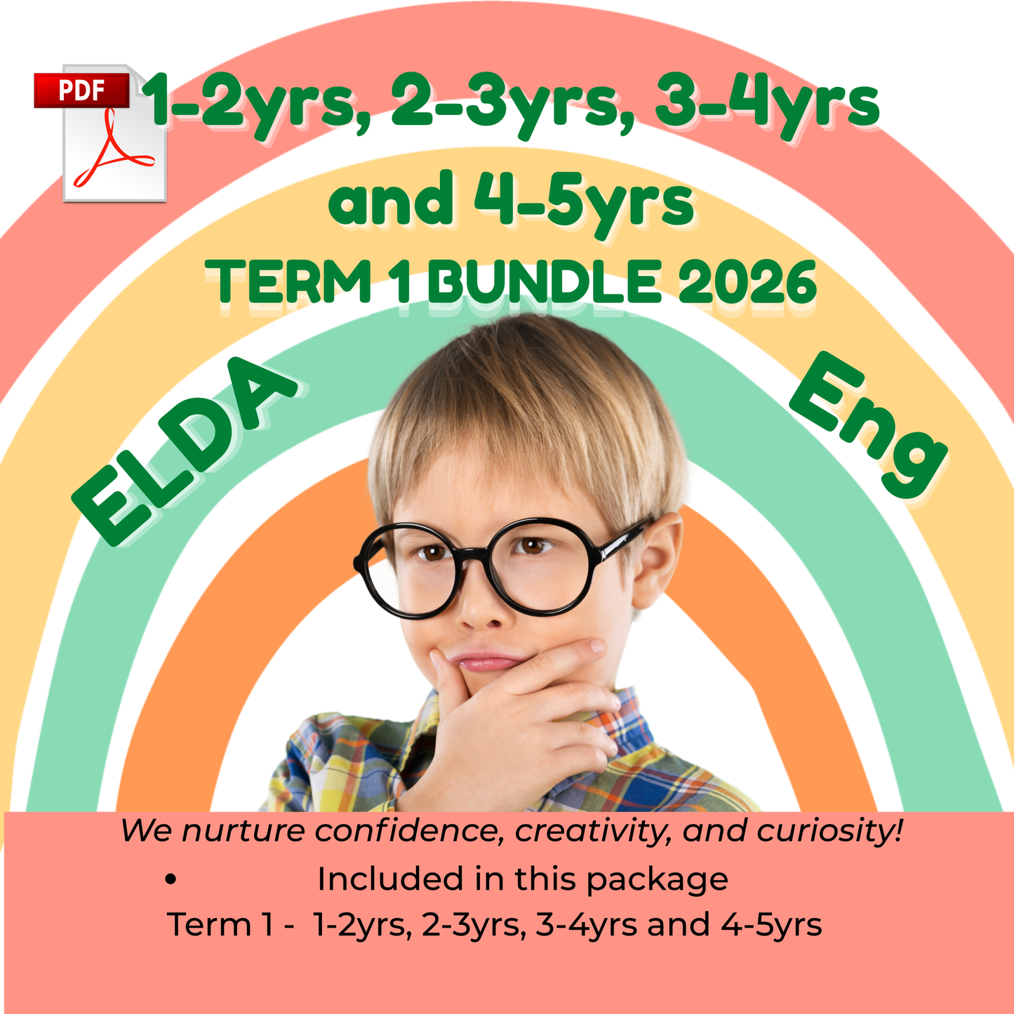 Term 1 Mega Bundle (2026) – 1–5 Years | ELDA-Aligned Lesson Plans, Workbooks & Reports
