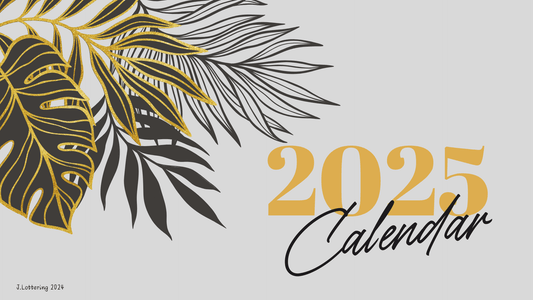 Calendar 2025 Palms