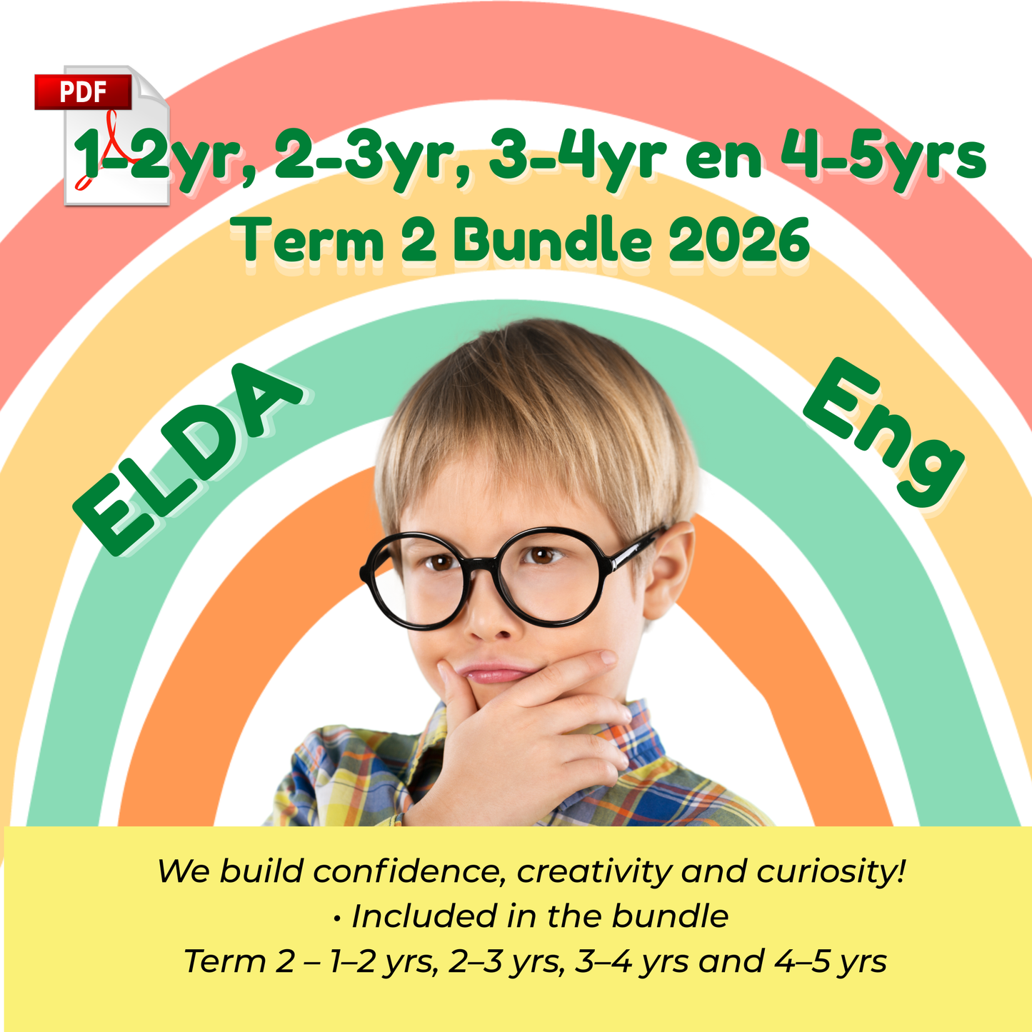 Term 2 Mega Bundle (2026) – 1–5 Years | ELDA-Aligned Lesson Plans, Workbooks & Reports