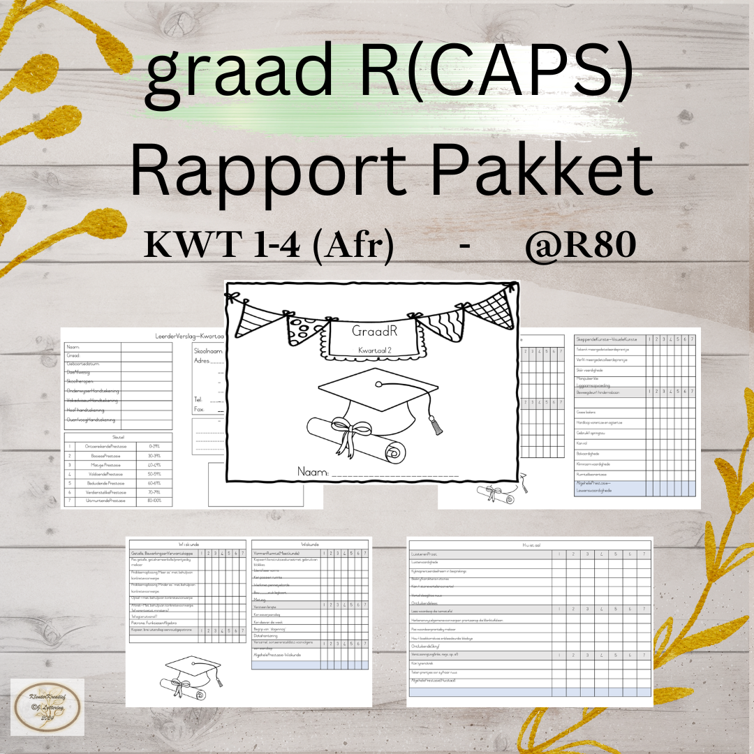 grR Rapporte - Kwartaal 1-4 AFrikaans