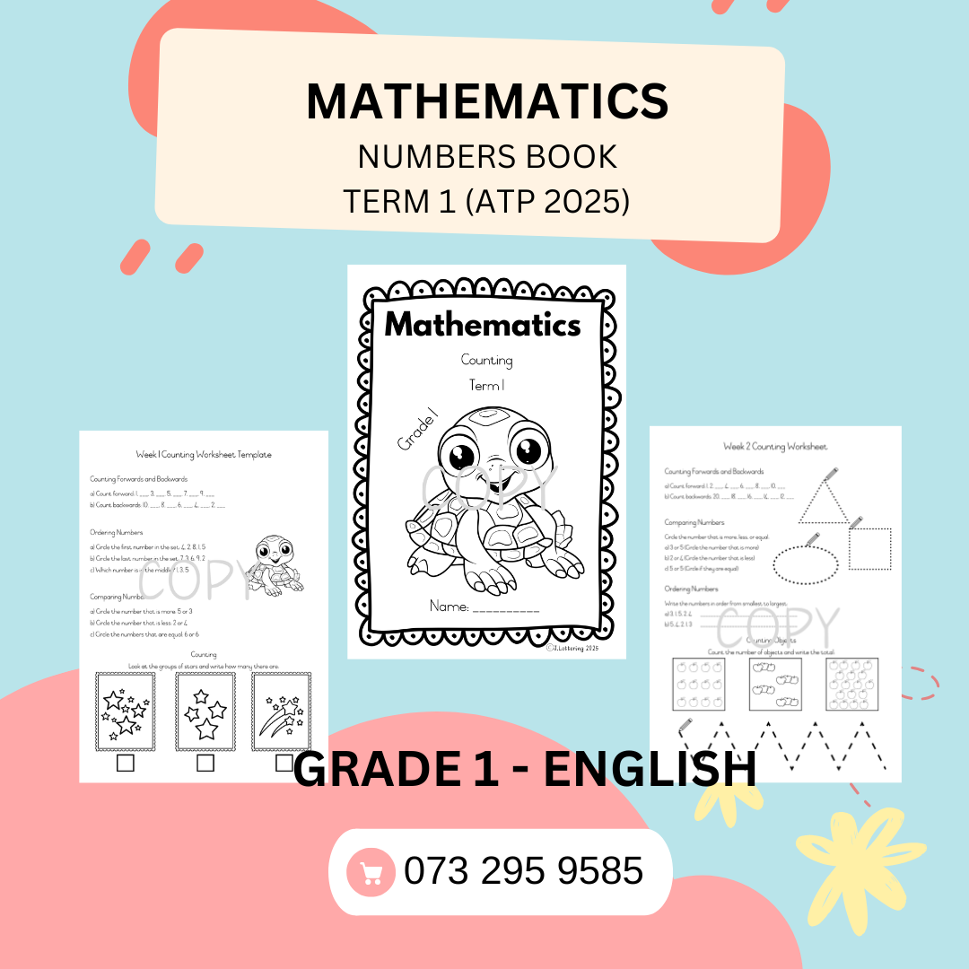 Counting - Grade 1 (2025)  English