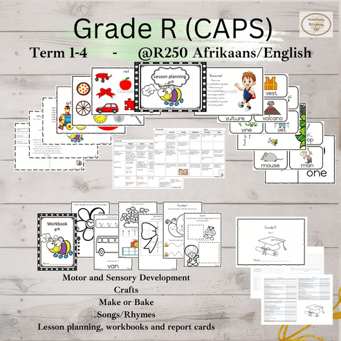 Grade R Full year Curriculum (Caps) – KleuterKreatief