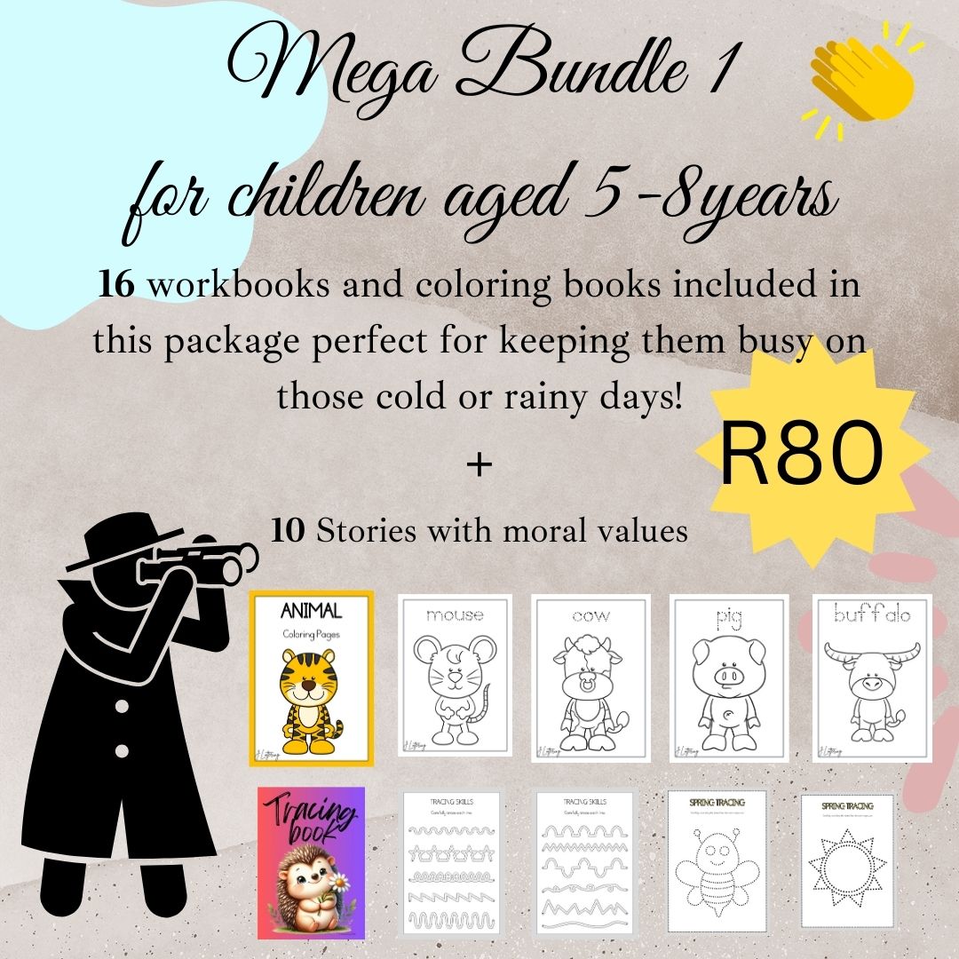 Mega Bundle 1 for children aged 5-8years