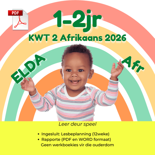 Peuter Kurrikulum (1–2 Jaar) – Kwartaal 2 ELDA Lesbeplanning | 12 Week Program