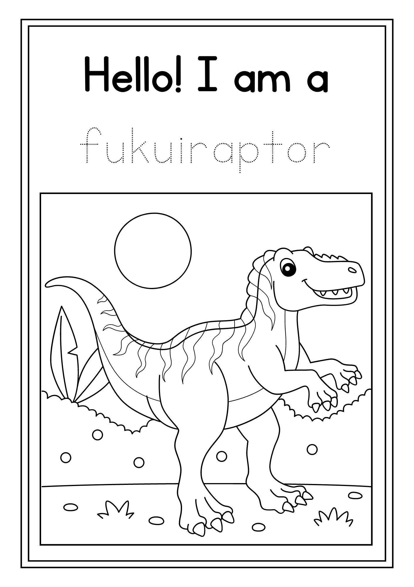 Dinosaur Colouring Book