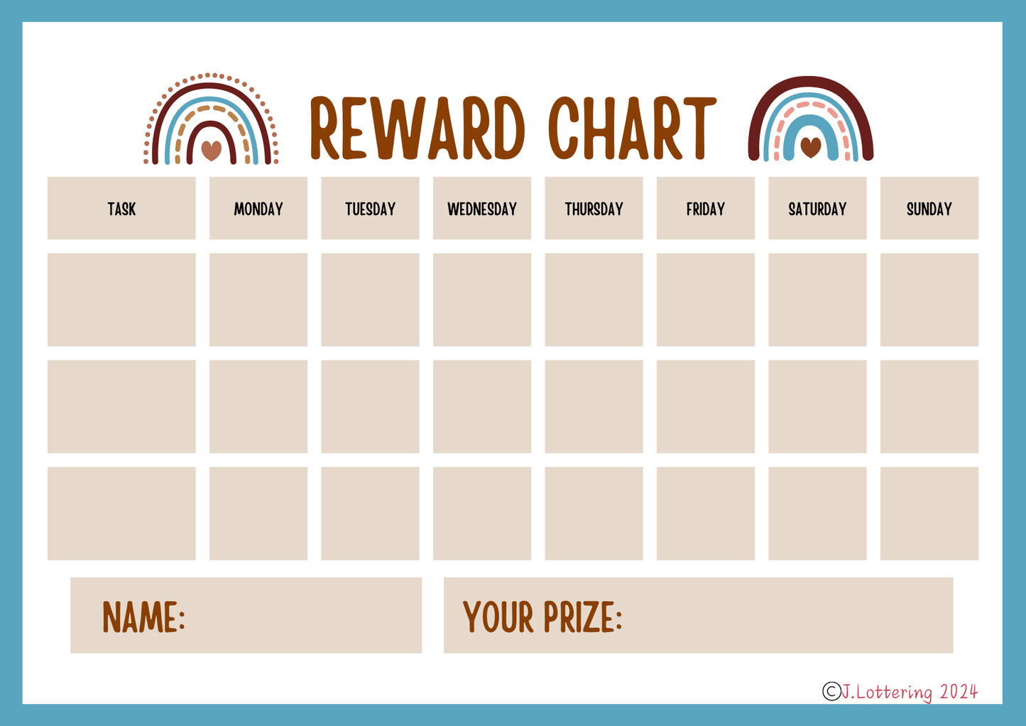 Kids Reward Charts