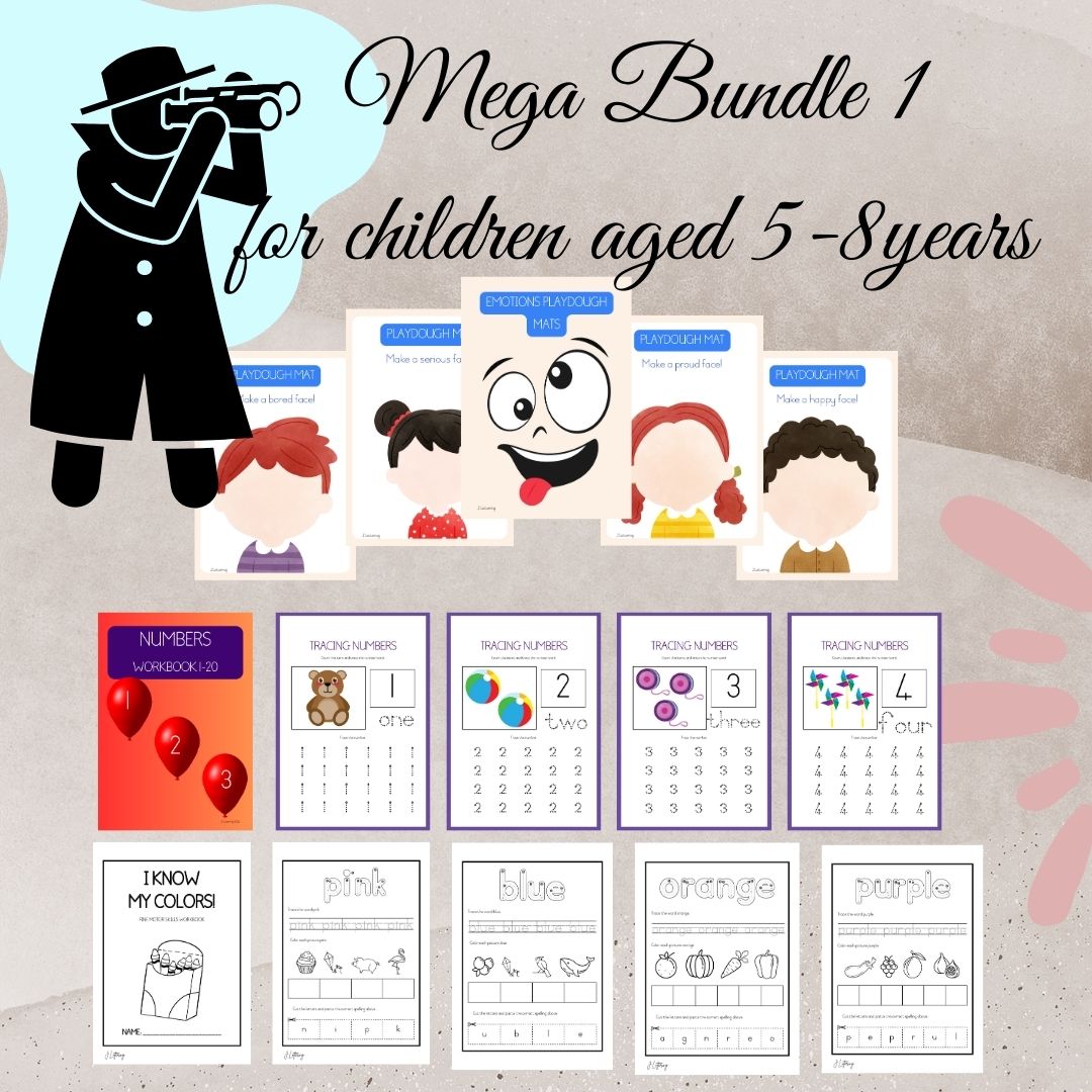 Mega Bundle 1 for children aged 5-8years