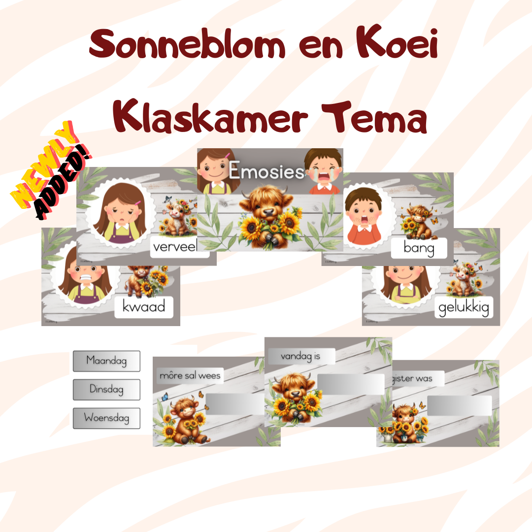 Sonneblom en Koei Klaskamer Tema