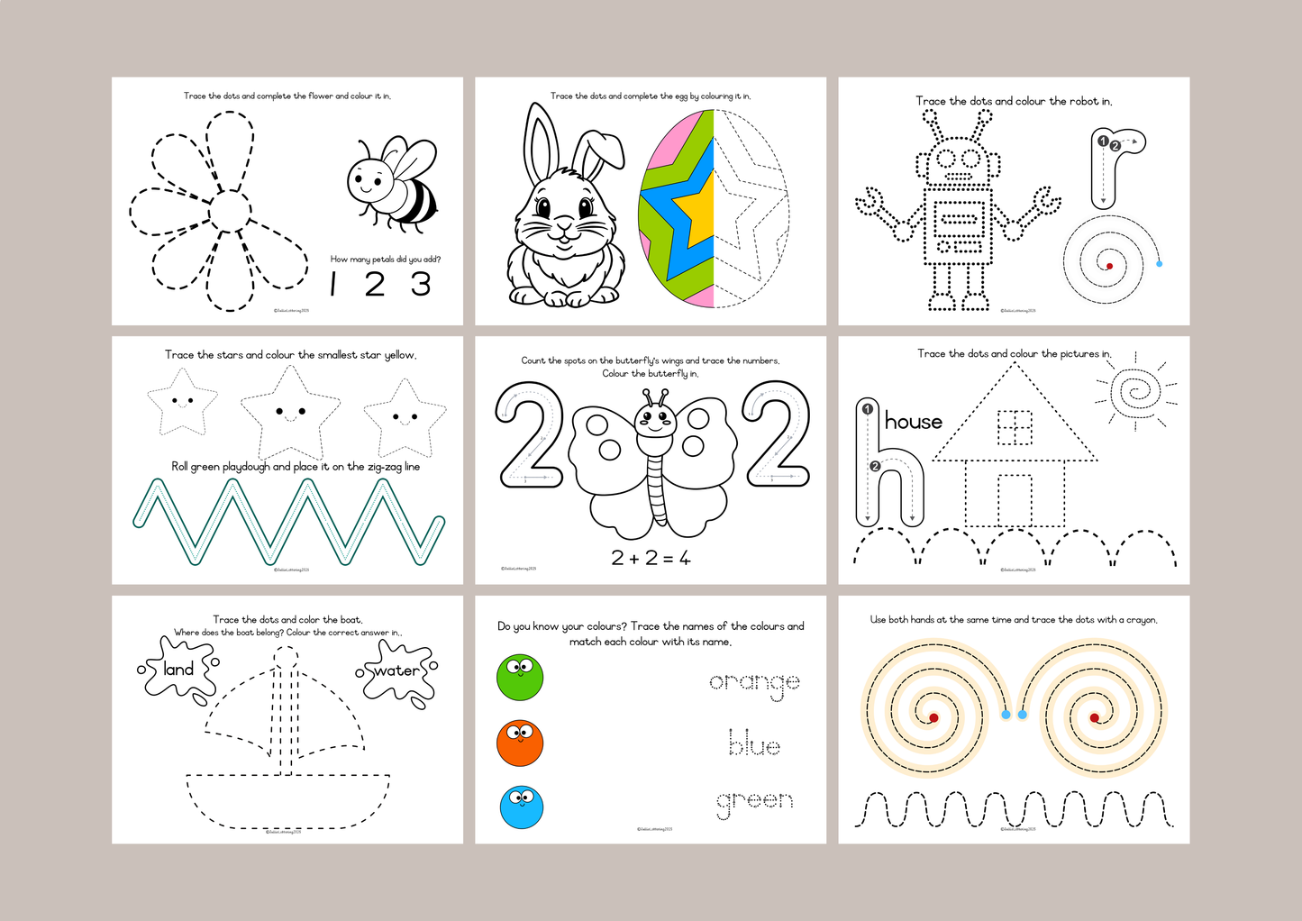 My Tracing Book 1 – English 2025