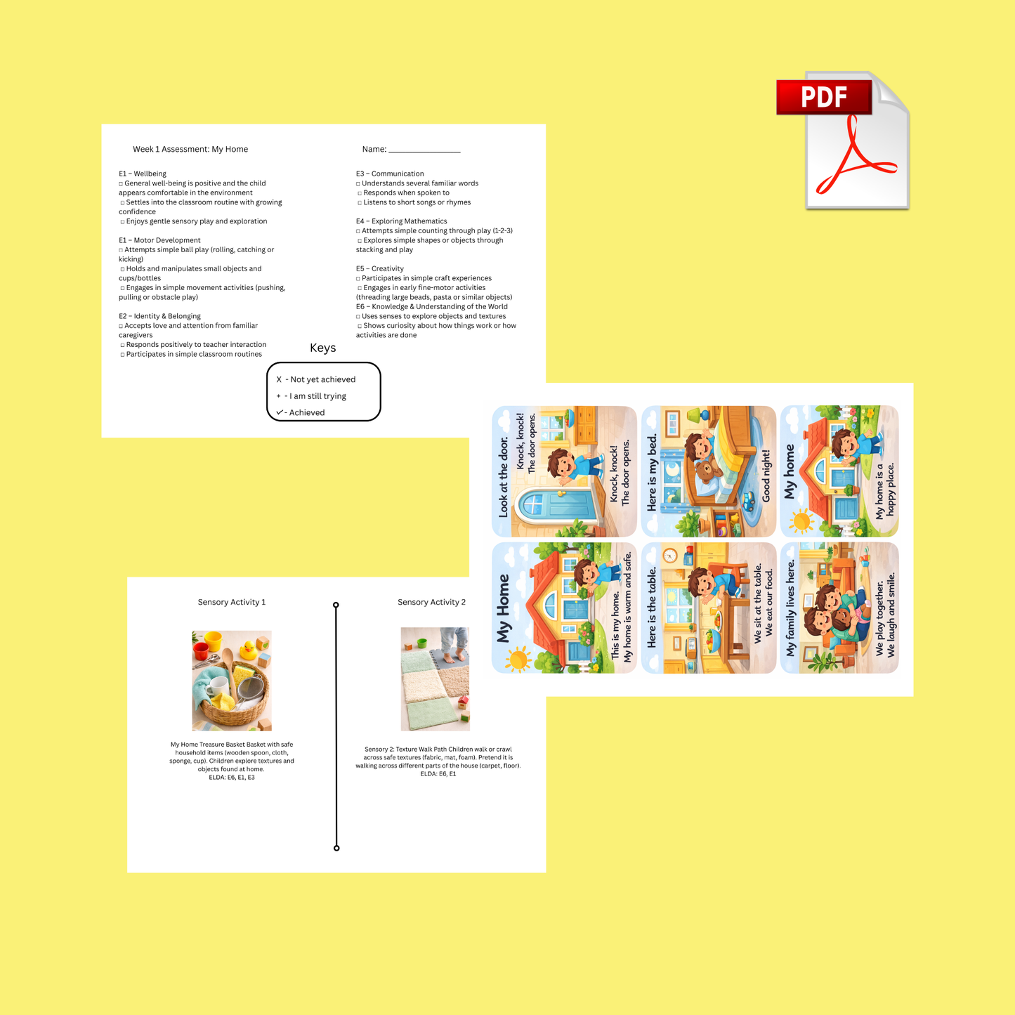 1–2 Year Old Preschool Curriculum – ELDA Aligned 12 Week Lesson Plans (Term 2 2026)