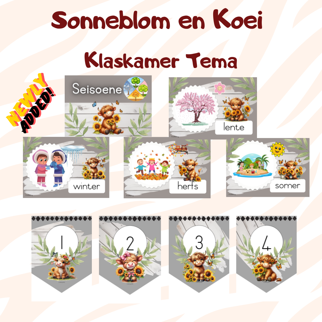 Sonneblom en Koei Klaskamer Tema