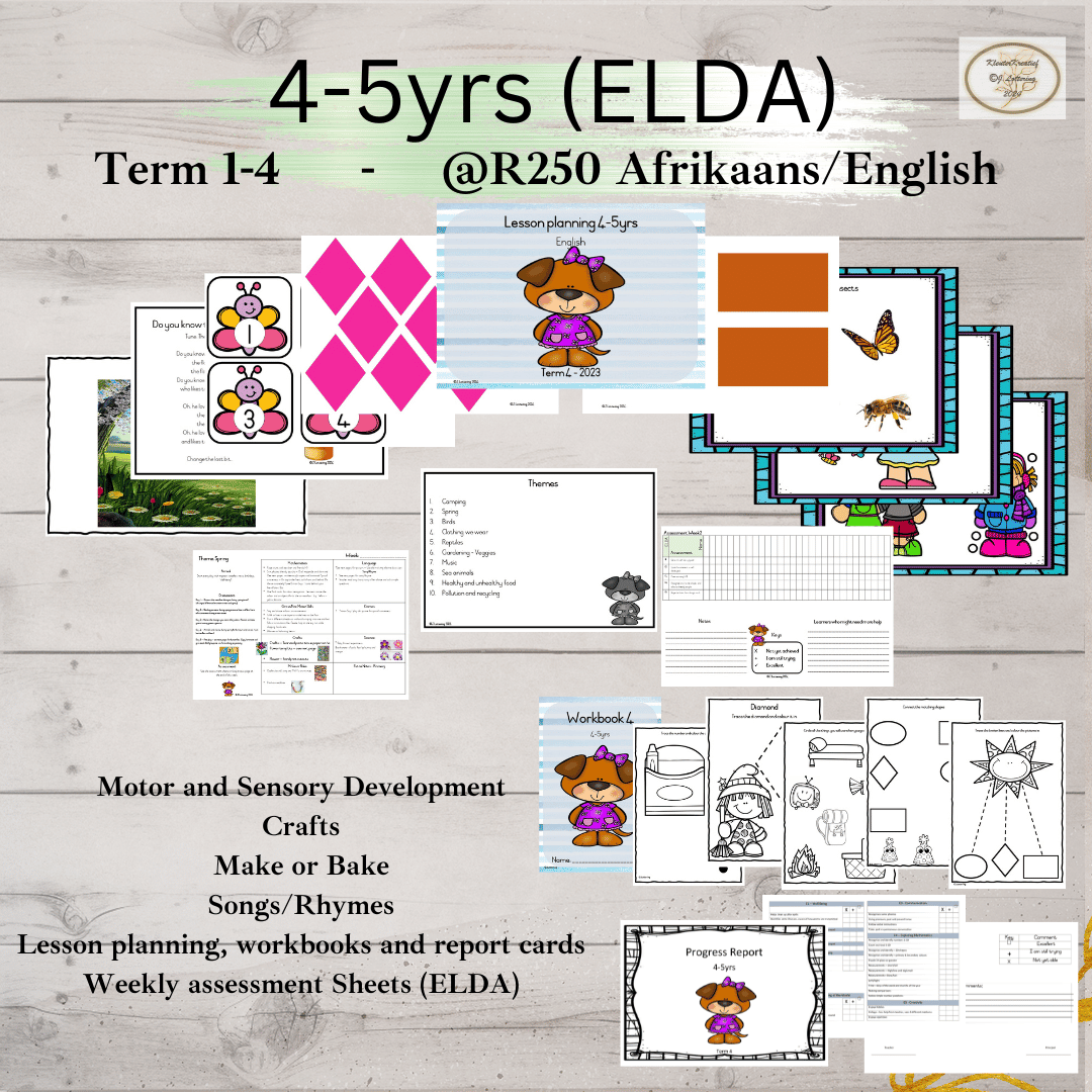 4-5yrs Curriculum - ELDA (English)