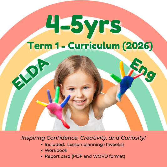 4-5yrs ELDA Program - Term 1 (2026)  English