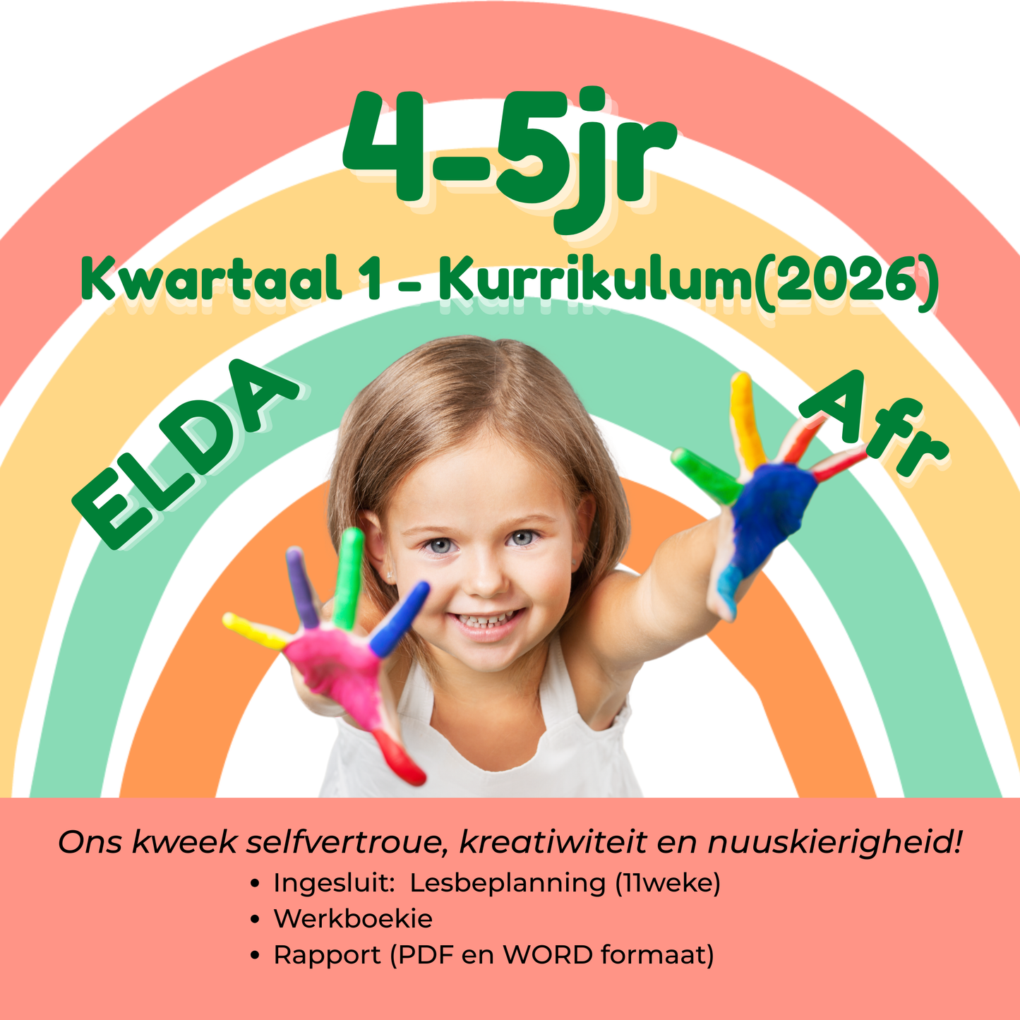 4–5 Jaar Kwartaal 1 – ELDA-belynde Voorskoolse Pakket (2026)