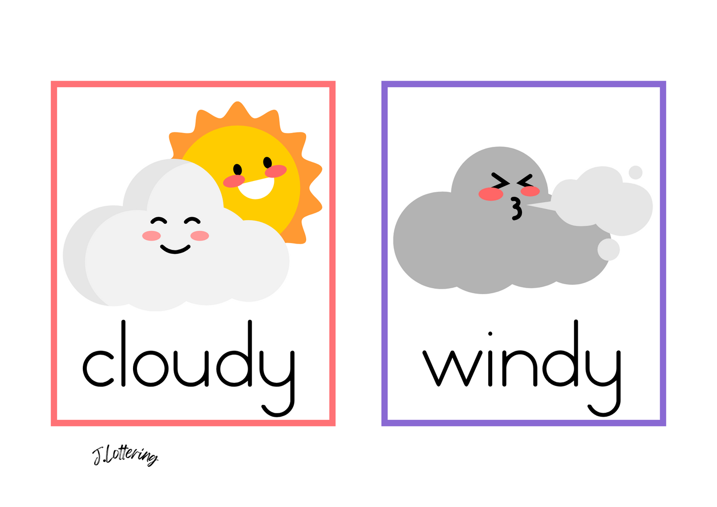 Weather Chart Freebie (English)