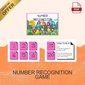 Number Recognition game 1-10