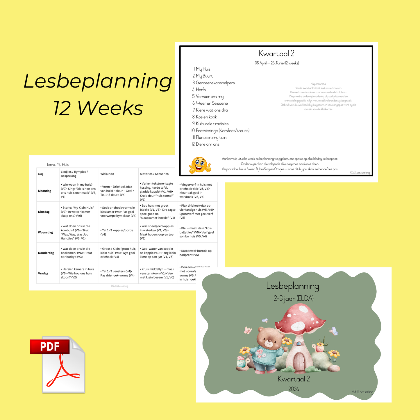 2–3 Jaar Kwartaal 2 Kurrikulum (2026) – ELDA -belyn Lesbeplanning