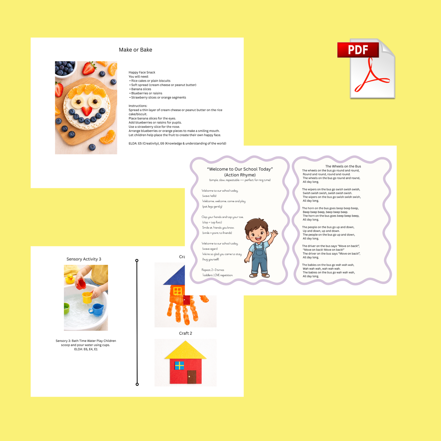 1–2 Year Old Preschool Curriculum – ELDA Aligned 12 Week Lesson Plans (Term 2 2026)