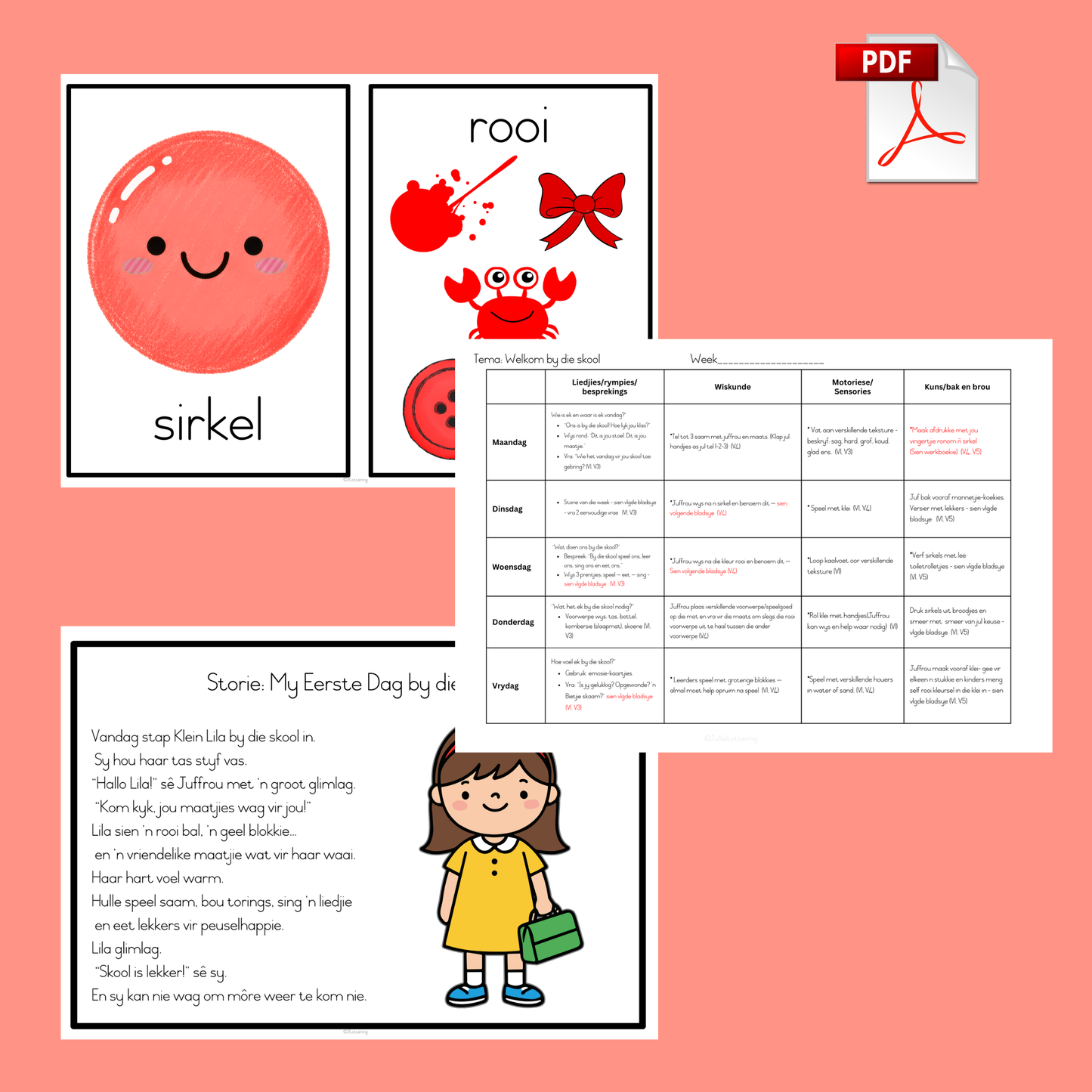 2–3jr Term 1 Kurrikulum (2026) | ELDA | Lesbeplanning + Werkboek + Verslagkaarte