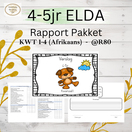 4-5jr Rapporte Afrikaans Kwartaal 1-4