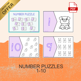 Numbers 1-10 Puzzles