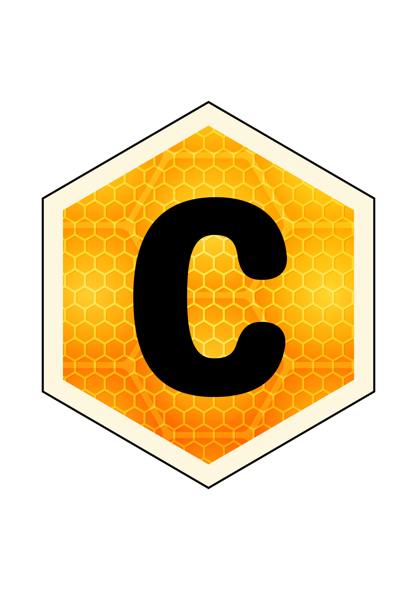Bee-Themed Welcome Bunting Circles – PDF Download