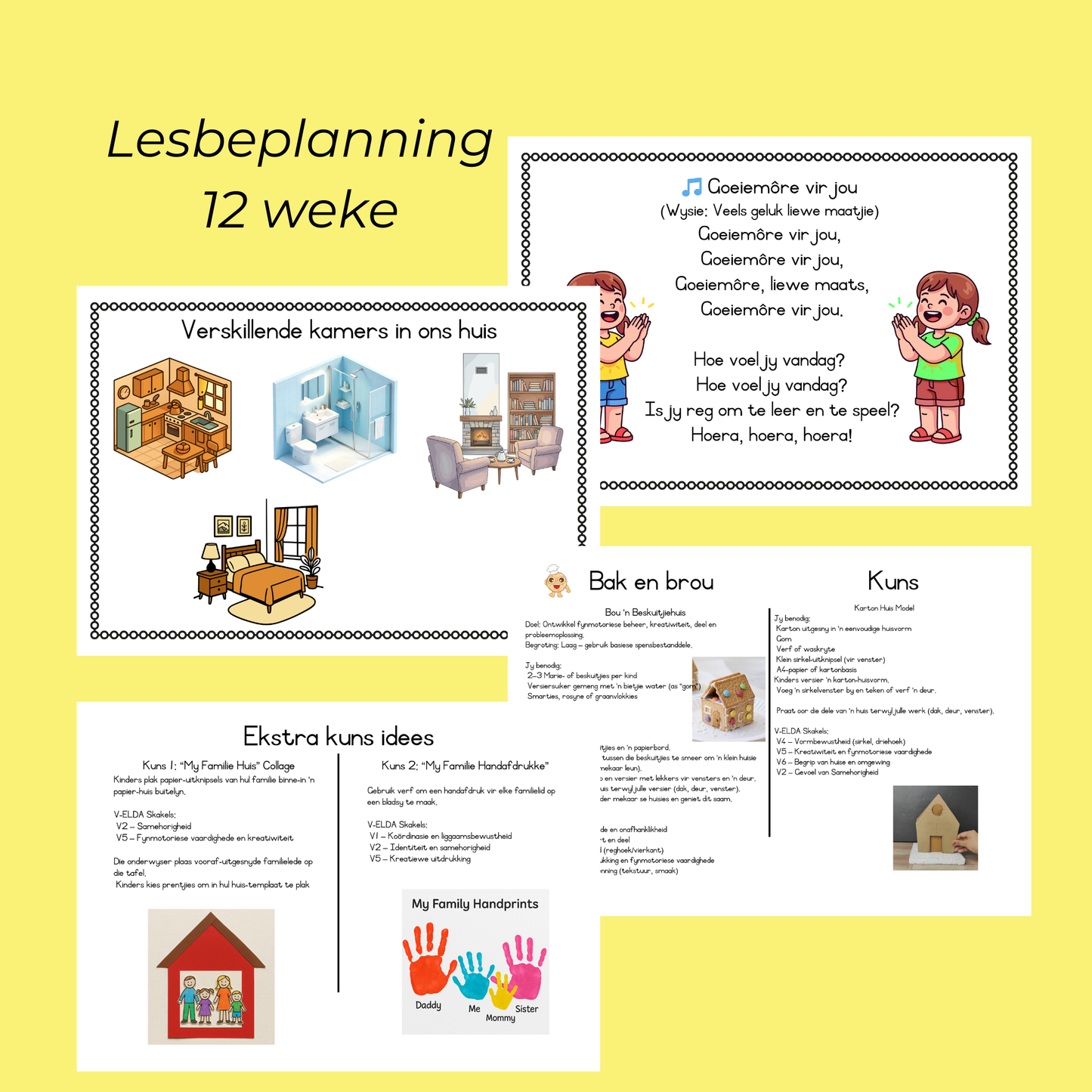 Volledige Kleuterskool Kurrikulum vir 3–4 Jariges – Kwartaal 2 (VLDA 2026)
