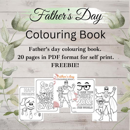 Father's Day Colouring book