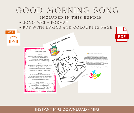 🎵 Good Morning Song – Digital MP3 + PDF Pack