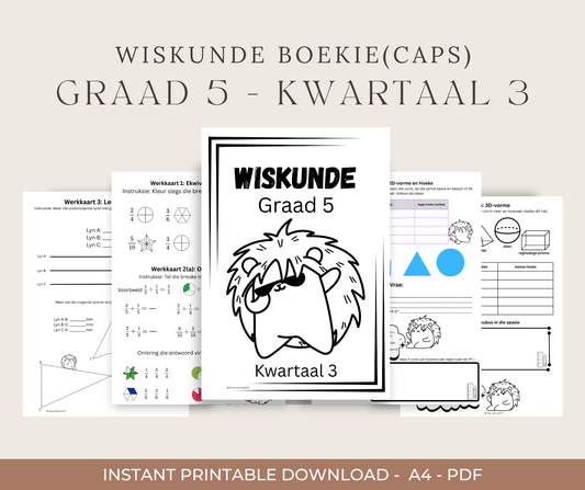 Wiskunde graad 5 (Kwartaal 3)
