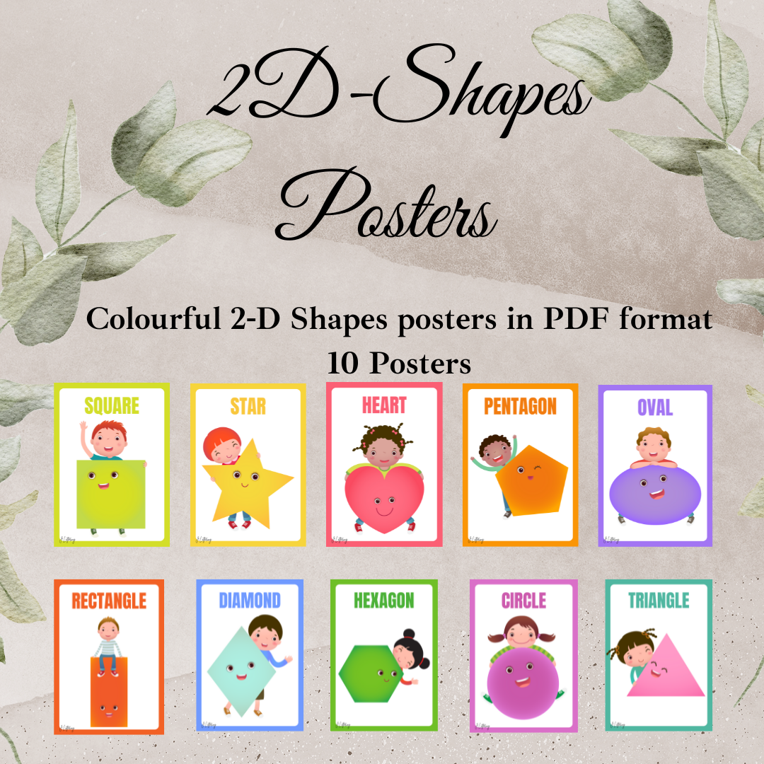 2D-Shapes Posters