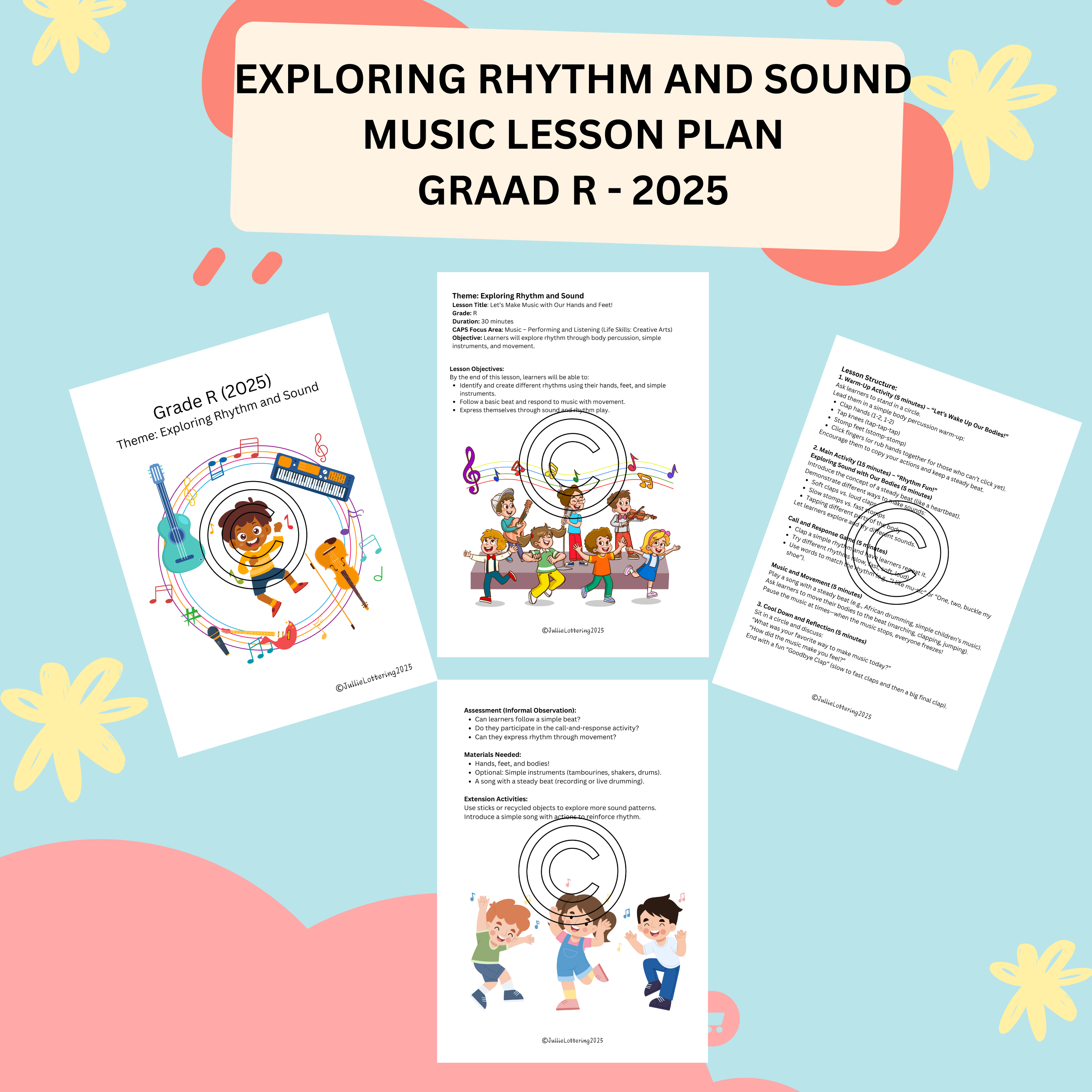 Exploring Rhythm and sound - Grade R (2025) – KleuterKreatief
