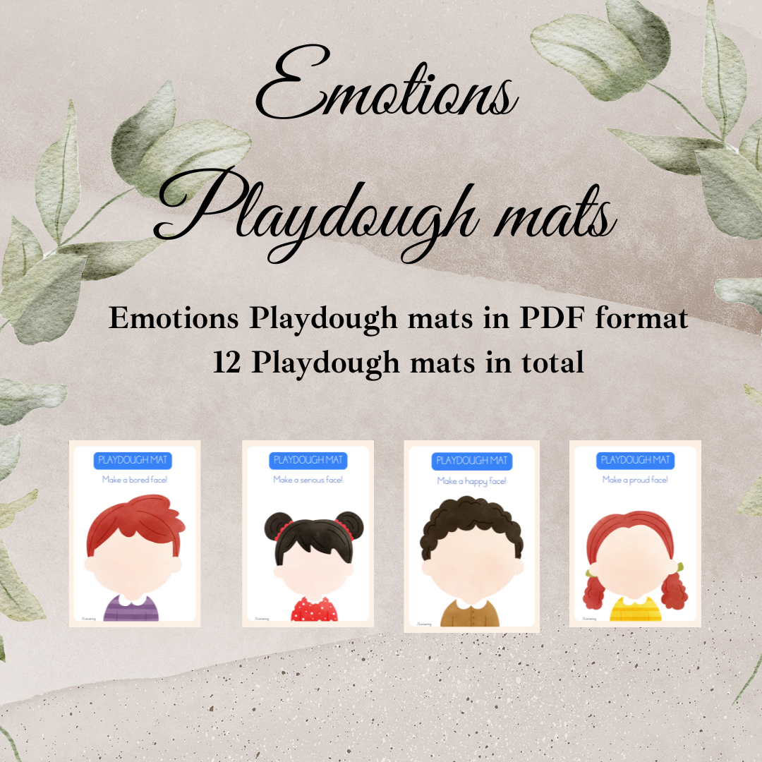 Emotions Playdough Mats