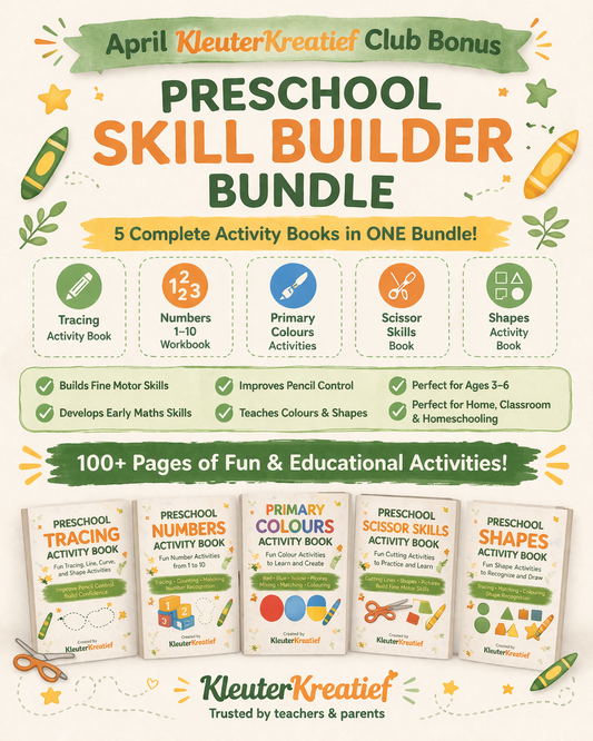 April Preschool Skill Builder Bundle