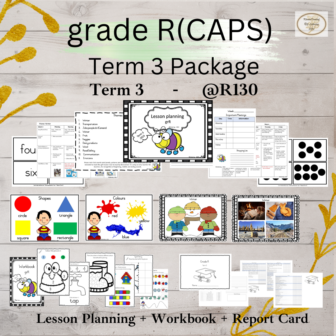 grR Term 3 Package  CAPS - English